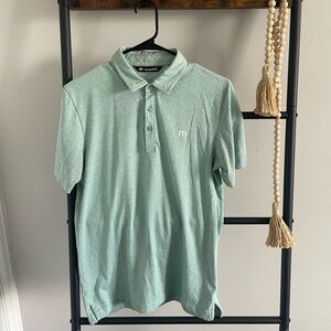 Travis Mathew Men's Green Polo Shirt